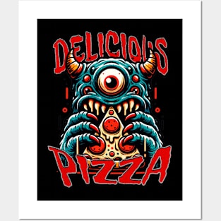 Pizza Monster Posters and Art